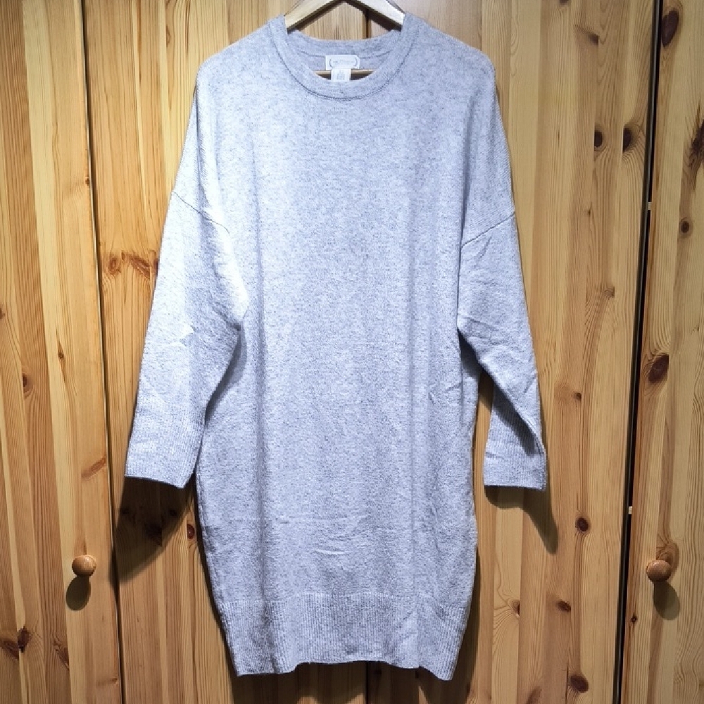 Light Gray Sweater Dress